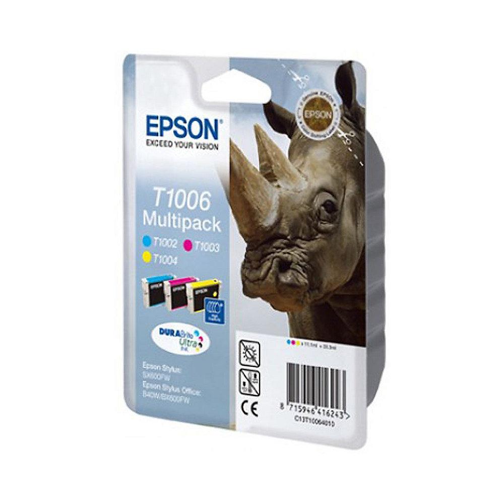 Epson C13T10064010 Druckerpatrone Multipack (gelb, cyan, magenta) T1006