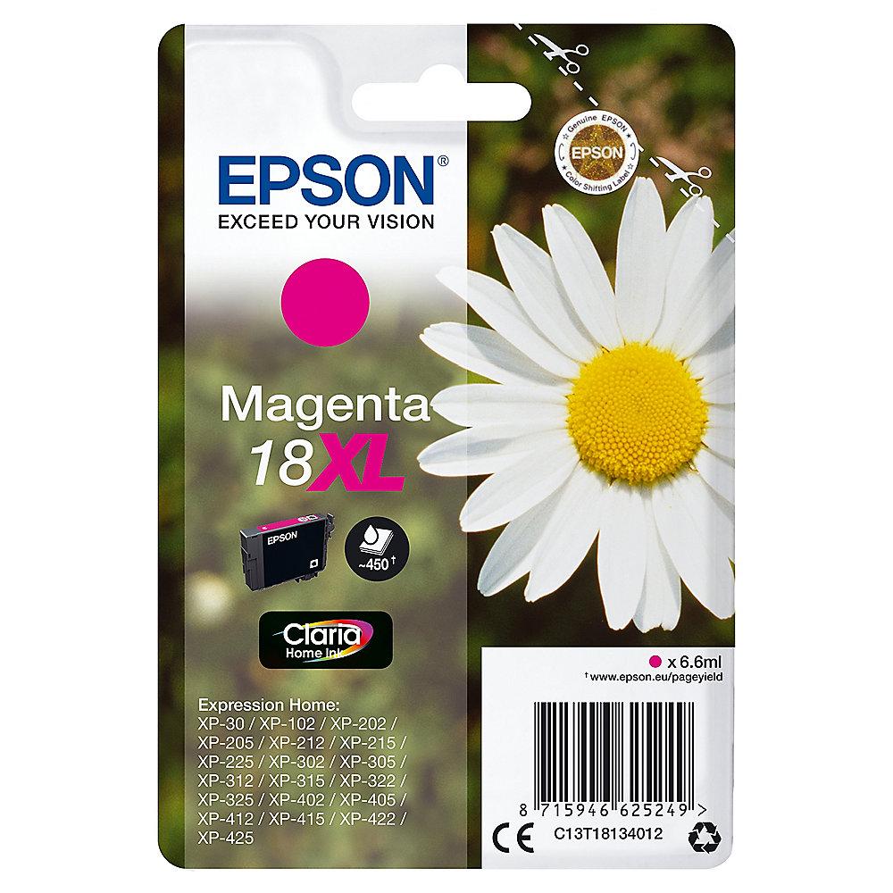 Epson C13T18134012 Druckerpatrone 18XL magenta