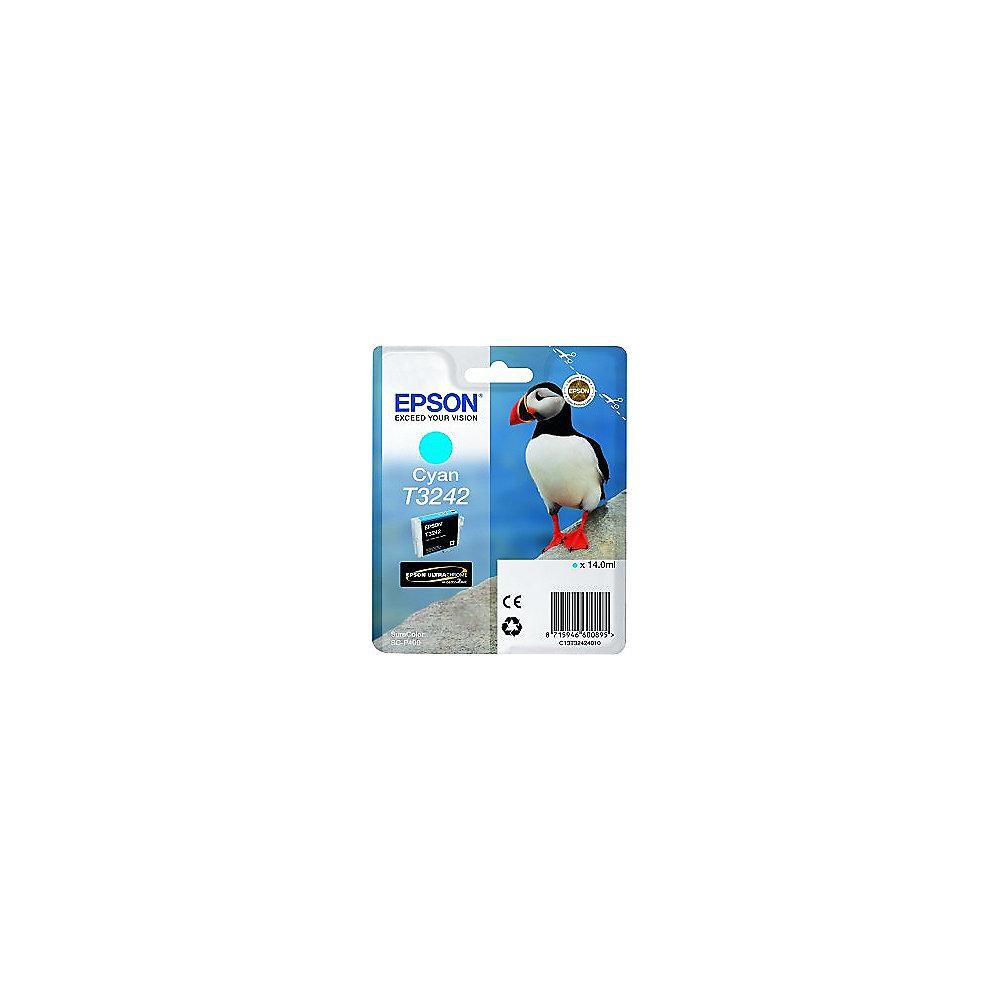 Epson C13T32424010 Druckerpatrone T3242 Cyan SC-P400