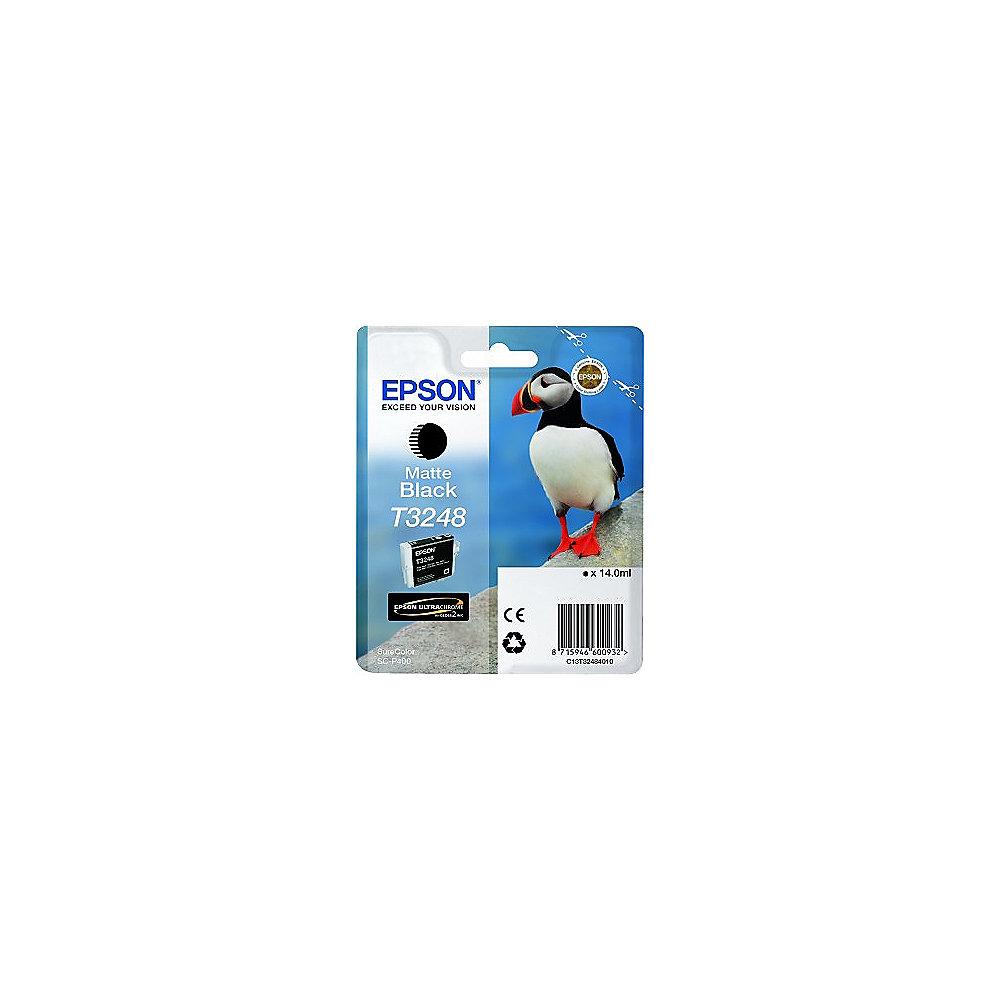 Epson C13T32484010 Druckerpatrone T3248 Mattschwarz SC-P400