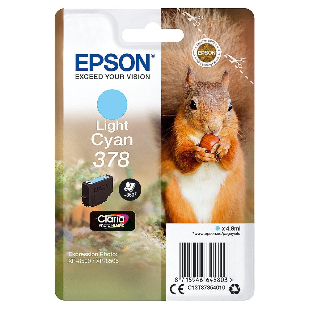 Epson C13T37854010 Druckerpatrone 378 Light Cyan ca. 360 Seiten