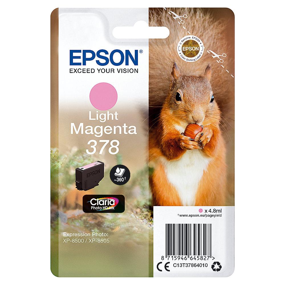 Epson C13T37864010 Druckerpatrone 378 Light Magenta ca. 360 Seiten