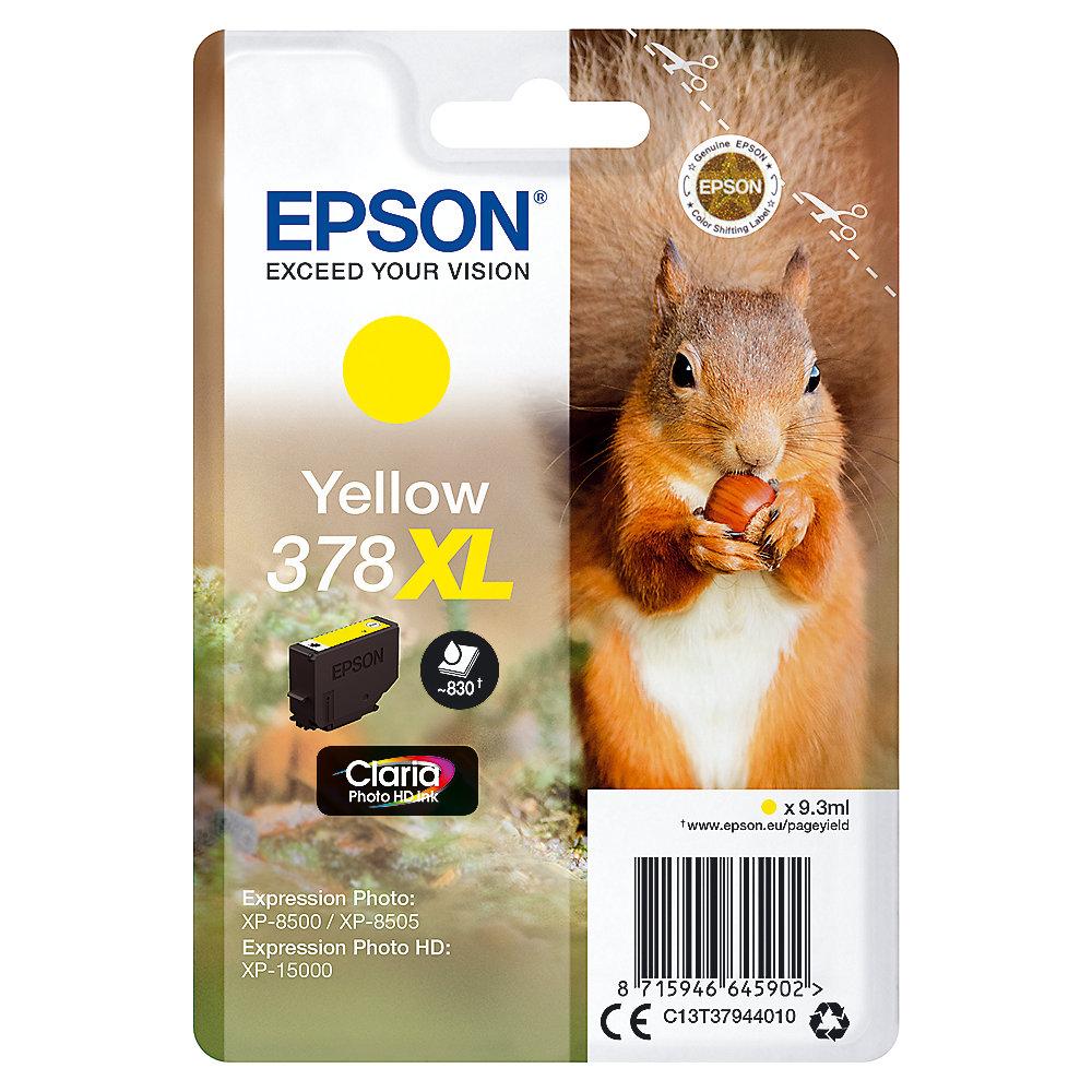 Epson C13T37944010 Druckerpatrone 378XL Gelb ca. 830 Seiten