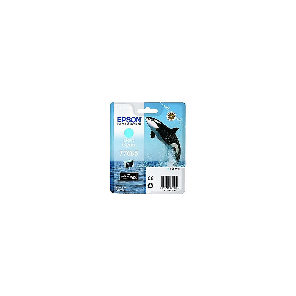 Epson C13T76054010 Druckerpatrone T7605 Light Cyan SC-P600