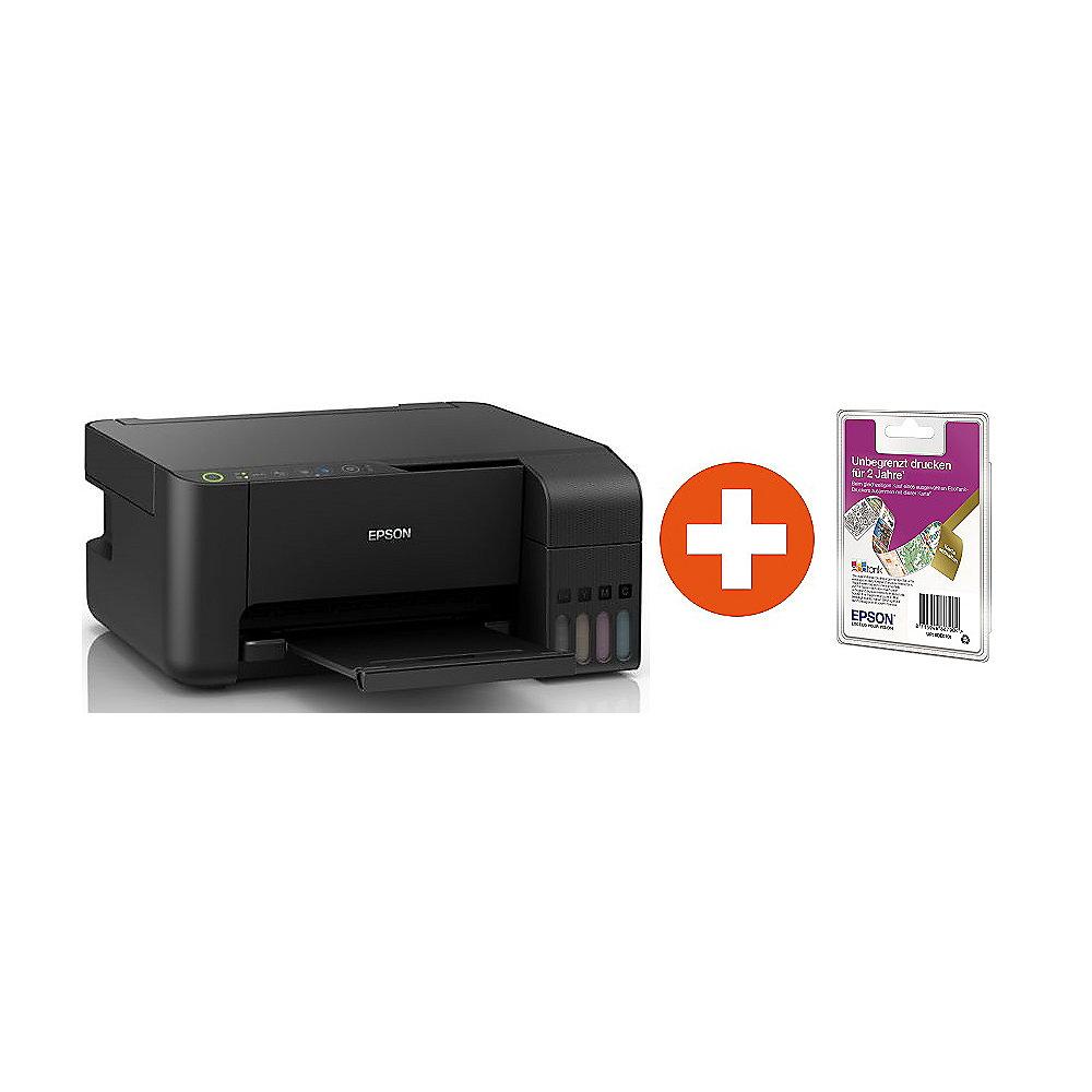 EPSON EcoTank ET-2710 Multifunktionsdrucker   2 Jahre unbegrenzt drucken*