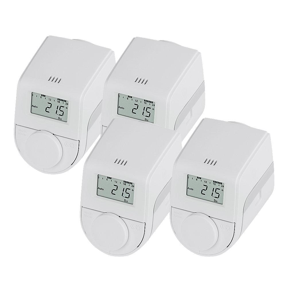 eqiva 4er-Set Heizkörperthermostat Model Q