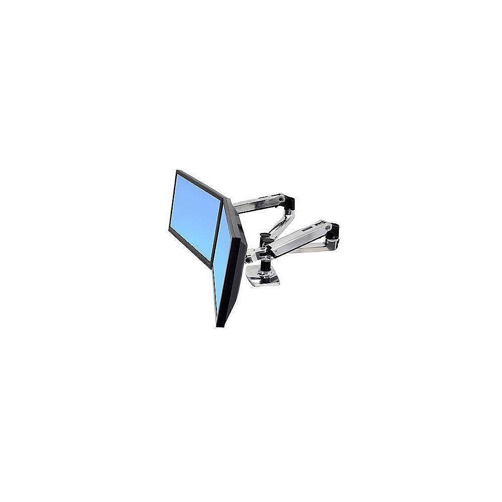 Ergotron 45-245-026 LX-Montagearm Tischmontage für 2 Monitore nebeneinander, Ergotron, 45-245-026, LX-Montagearm, Tischmontage, 2, Monitore, nebeneinander