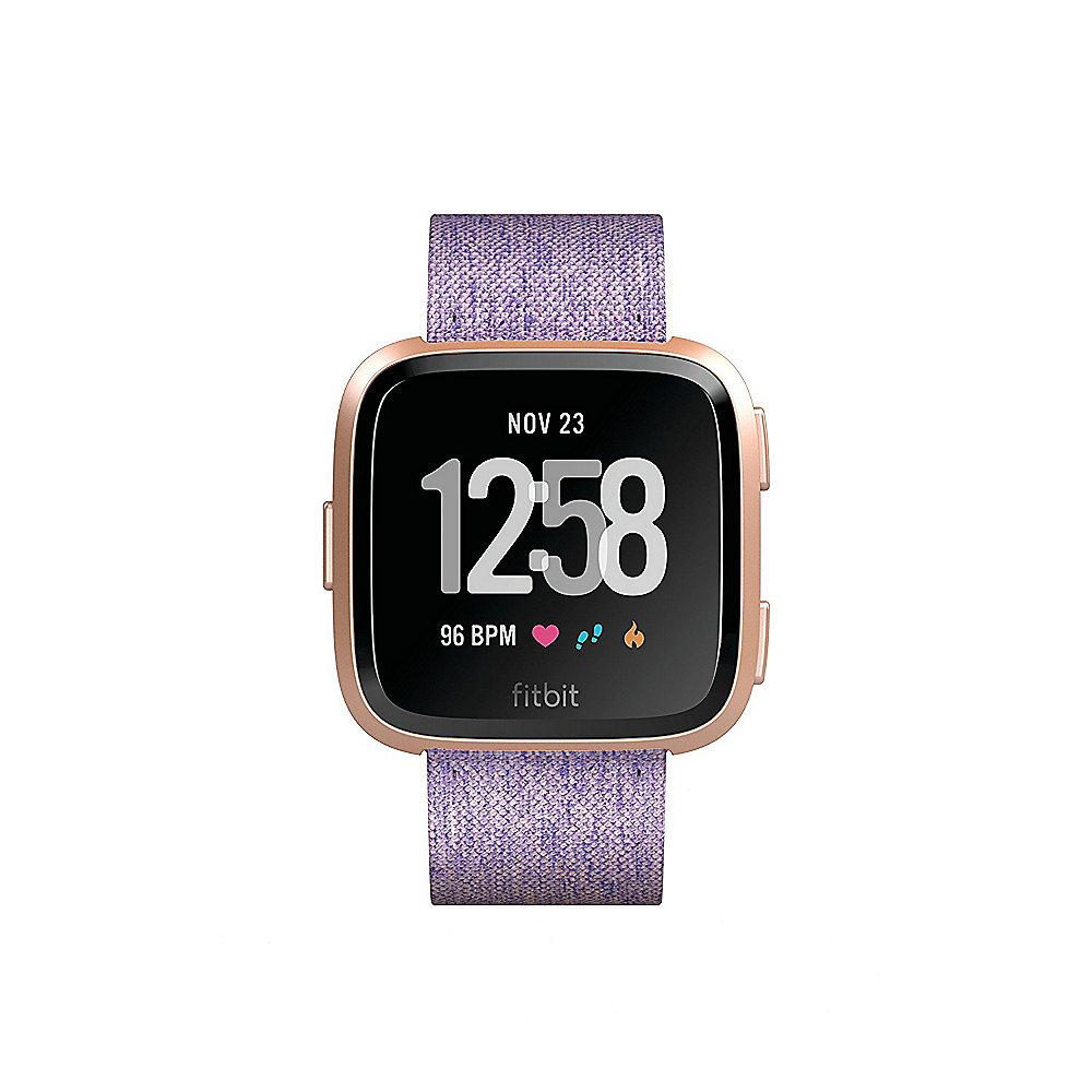 Fitbit Versa Gesundheits- und Fitness-Smartwatch lavendel