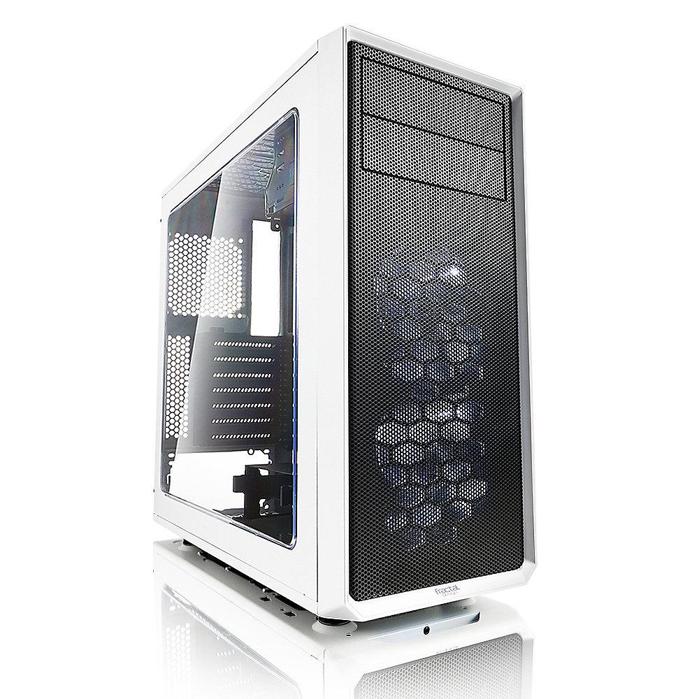 Fractal Design Focus G ATX Gaming Gehäuse mit Seitenfenster, Weiß, Fractal, Design, Focus, G, ATX, Gaming, Gehäuse, Seitenfenster, Weiß