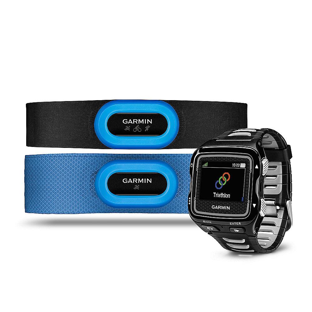 Garmin Forerunner 920XT schwarz/silber Tri Bundle inkl. HRM-Tri und HRM-Swim