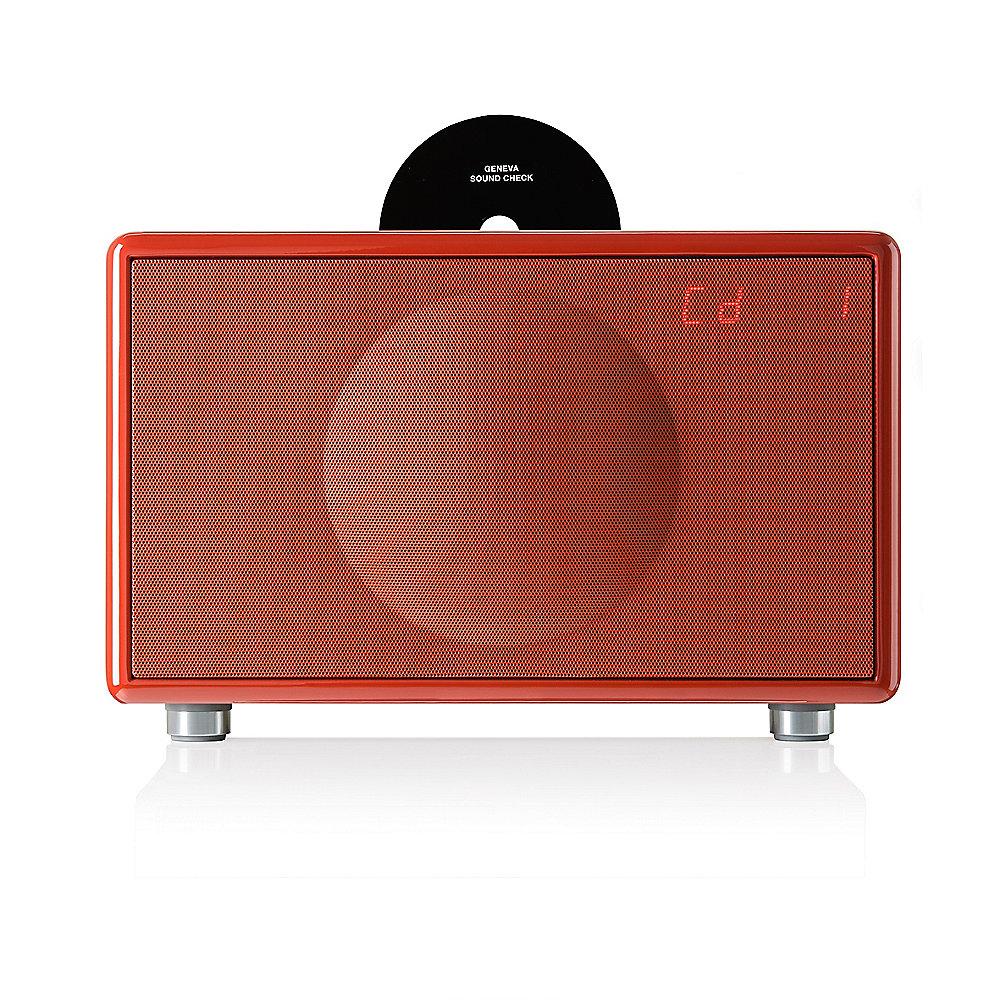 Geneva Classic/L CD-HiFi System mit UKW/DAB-Plus Radio BT - rot, Geneva, Classic/L, CD-HiFi, System, UKW/DAB-Plus, Radio, BT, rot