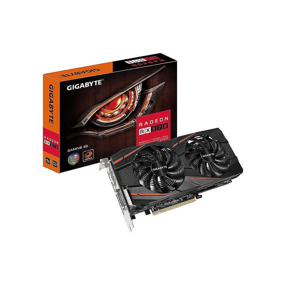 Gigabyte AMD Radeon RX 570 Gaming 4GB PCIe Grafikkarte DVI/HDMI/3x DP