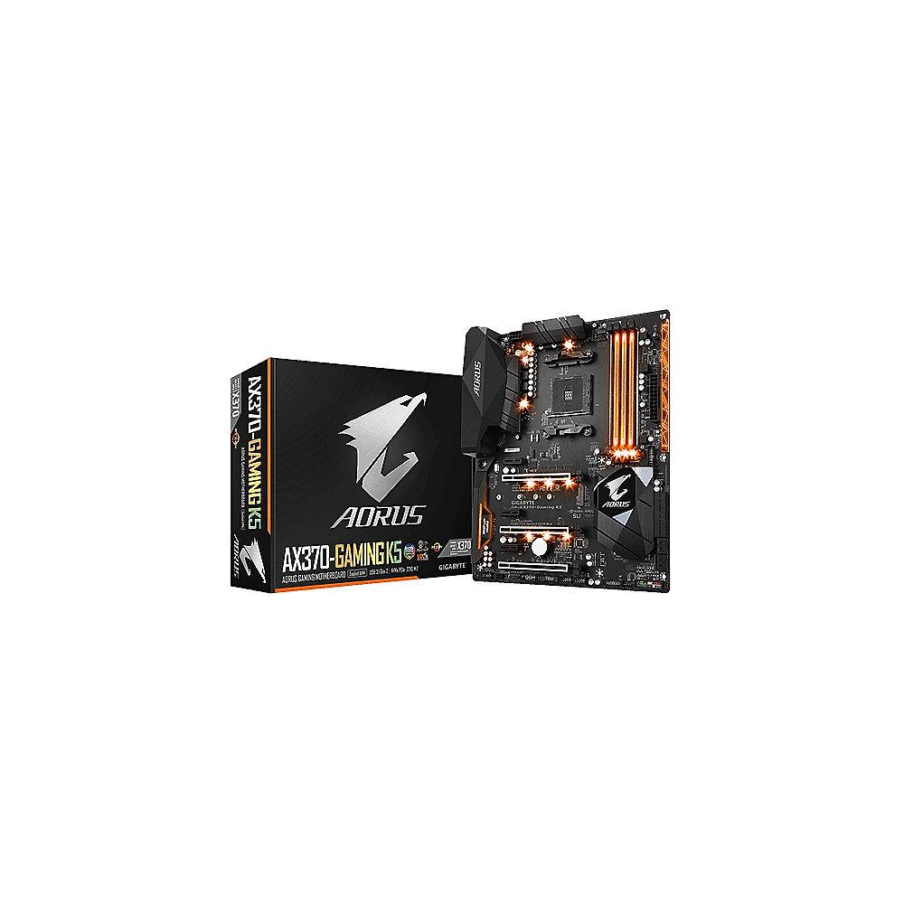 Gigabyte AORUS GA-AX370-Gaming K5 ATX Mainboard Sockel AM4 GL/USB3.1/M.2/HDMI