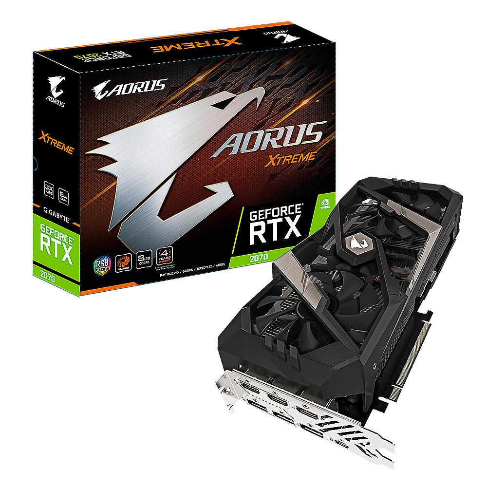 Gigabyte Aorus GeForce RTX 2070 Extreme 8GB GDDR6 Grafikkarte 3xHDMI/3xDP/USB-C