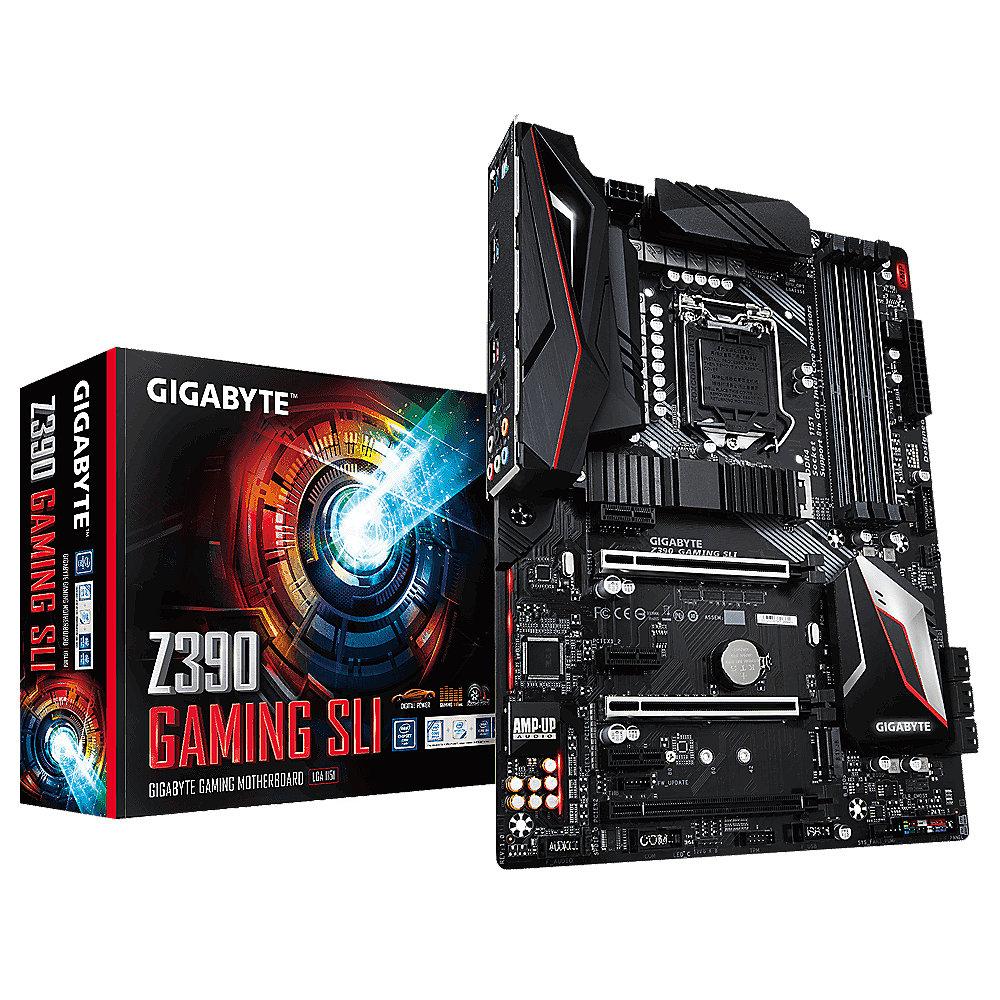 Gigabyte Z390 Gaming SLI ATX Mainboard Sockel 1151 HDMI/2xM.2/SATA/USB3.1(Typ A)