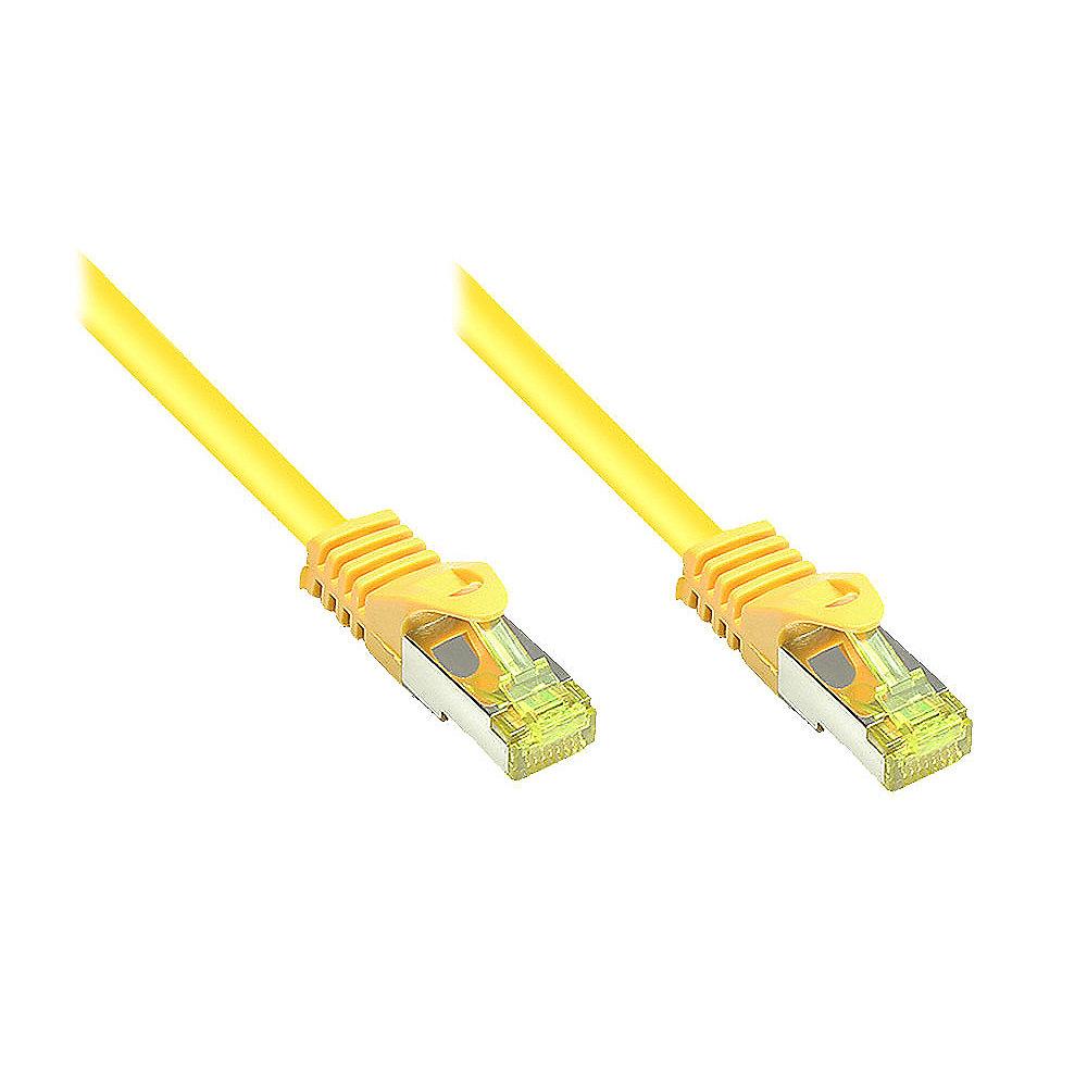 Good Connections 1,5m RNS Patchkabel CAT7 S/FTP PiMF halogenfrei gelb