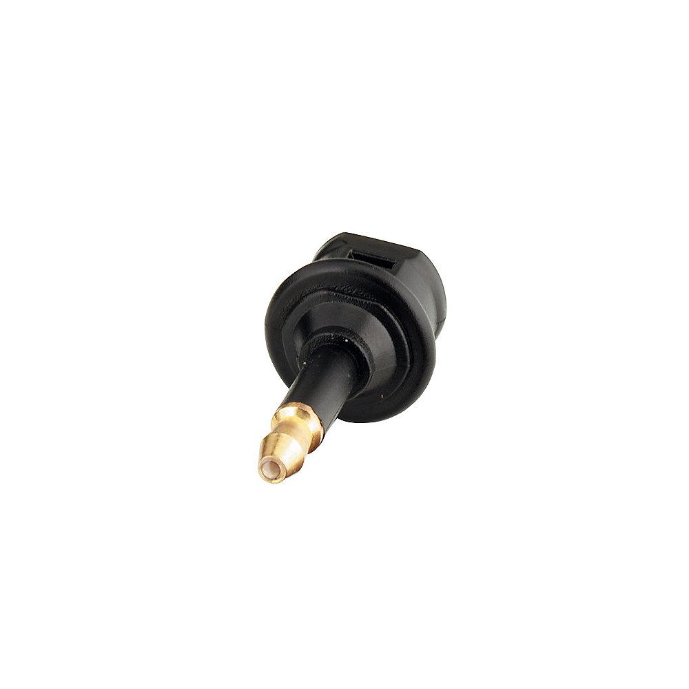 Good Connections Adapter Toslink Buchse - mini Stecker schwarz