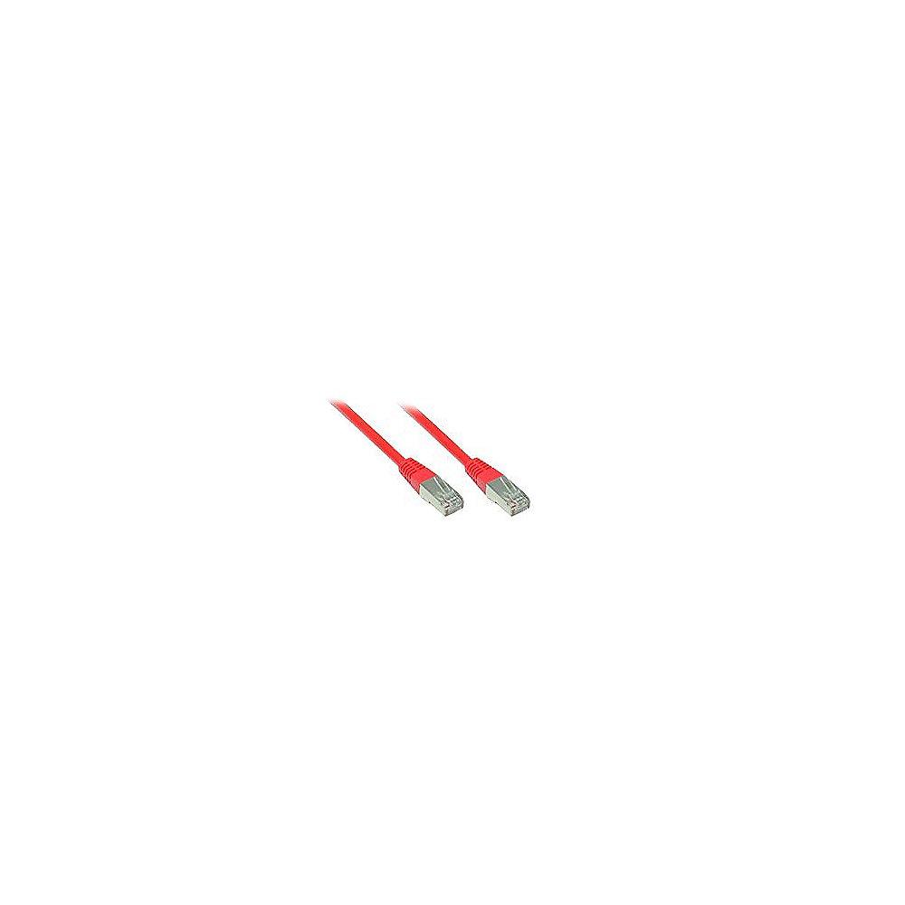 Good Connections Patch Netzwerkkabel RJ45 SF/UTP CAT5e 5m rot 855R-050