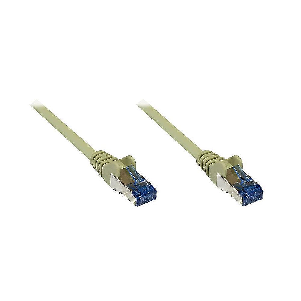Good Connections Patchkabel Cat. 6a S/FTP, PiMF halogenfrei 500MHz grau 25m