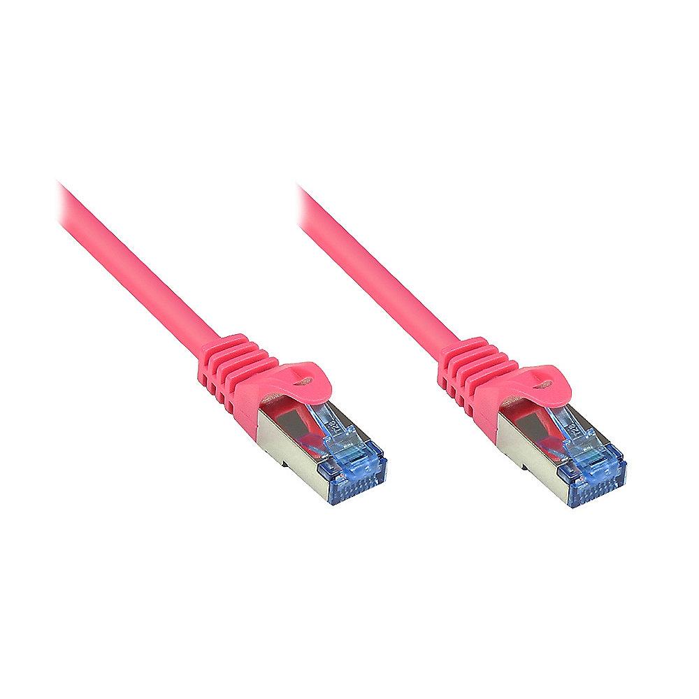Good Connections RNS Patchkabel Cat.6A S/FTP PiMF halogenfrei 500MHz 40m magenta
