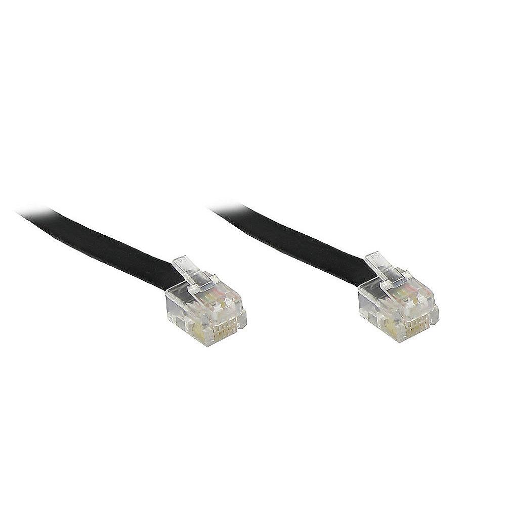 Good Connections Telefonkabel 6m RJ12 zu RJ12 schwarz