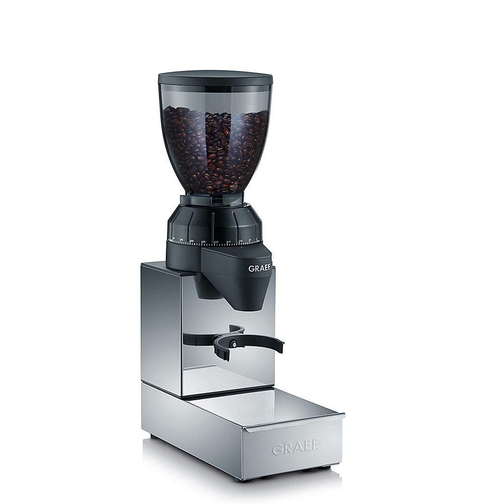 Graef CM 850 Kaffeemühle mit integrierter Sudschublade, Edelstahl Kegelmahlwerk