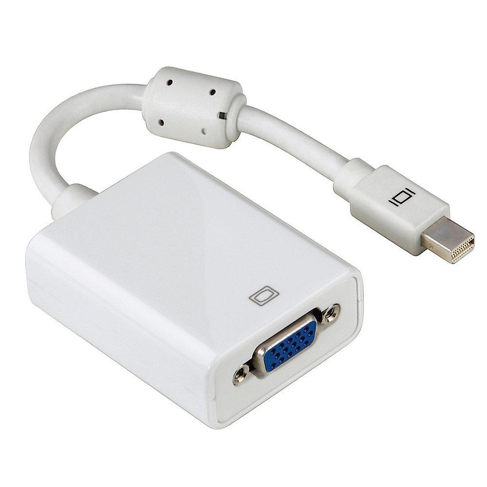 Hama DisplayPort Adapterkabel mini DP zu VGA St./Bu. weiß