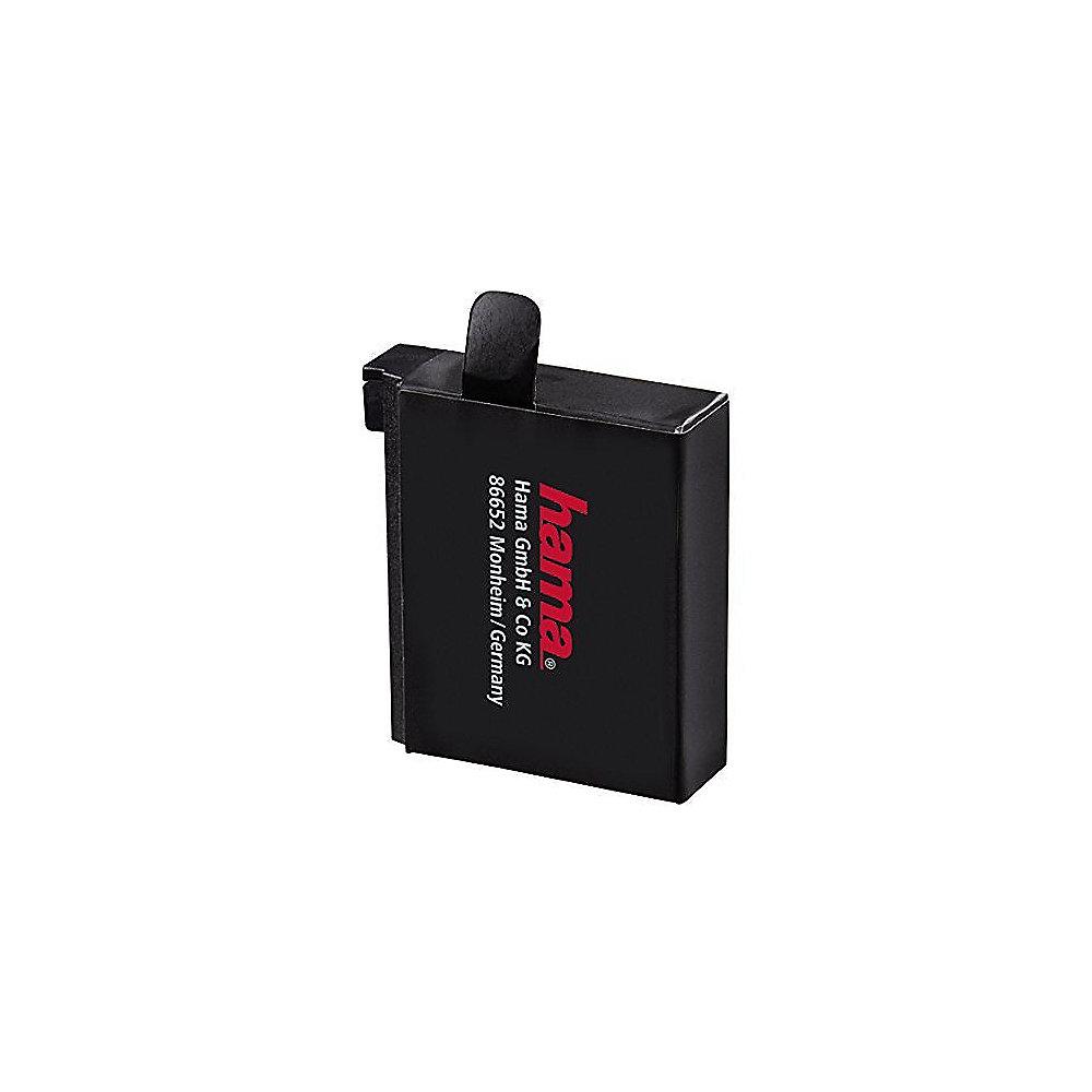 Hama Li-Ion-Akku für GoPro Hero 4 (1100 mAh, 3,8 V, 4,2 Wh) schwarz, Hama, Li-Ion-Akku, GoPro, Hero, 4, 1100, mAh, 3,8, V, 4,2, Wh, schwarz