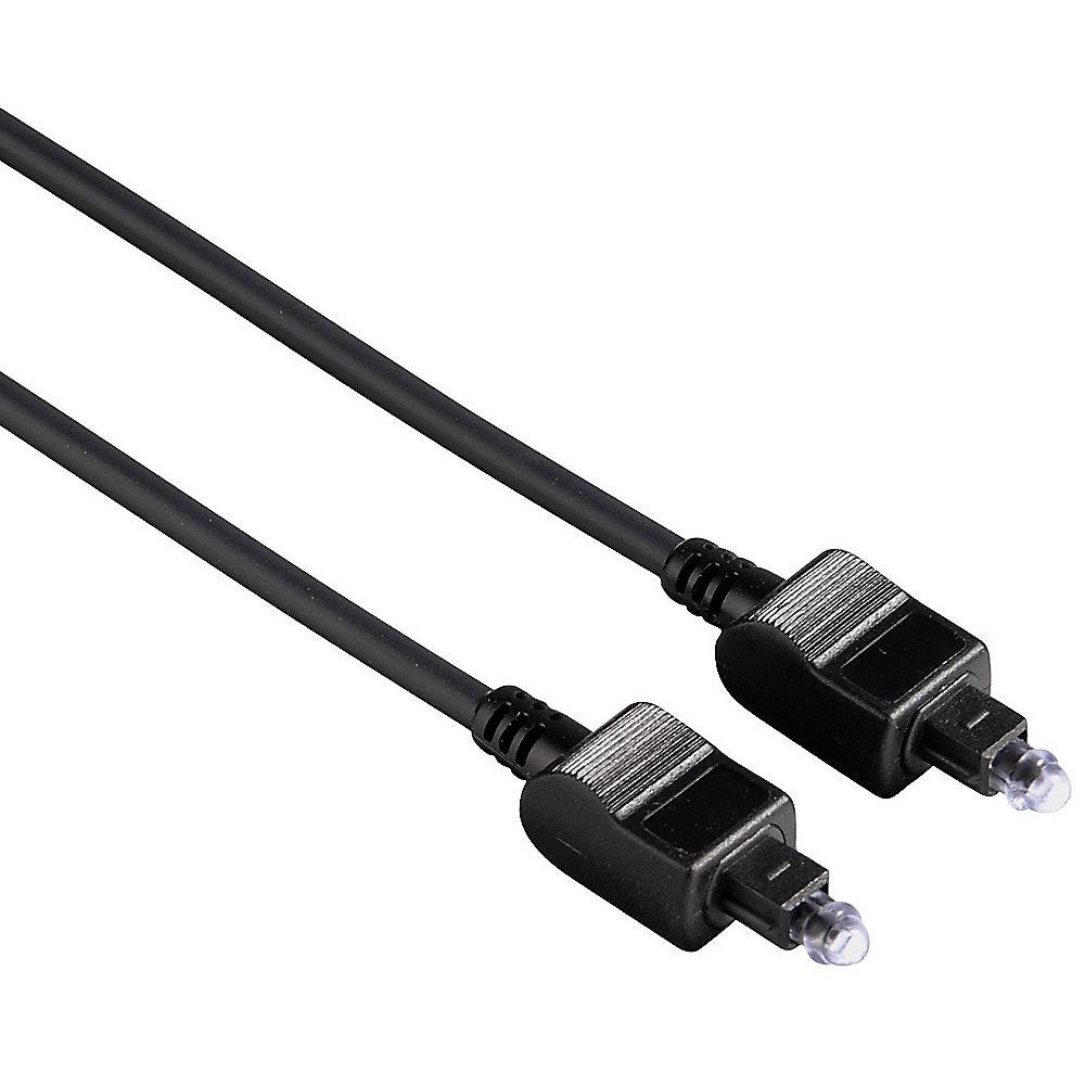 Hama Toslink Kabel 5m Audio Lichtleiter ODT St./St. blau