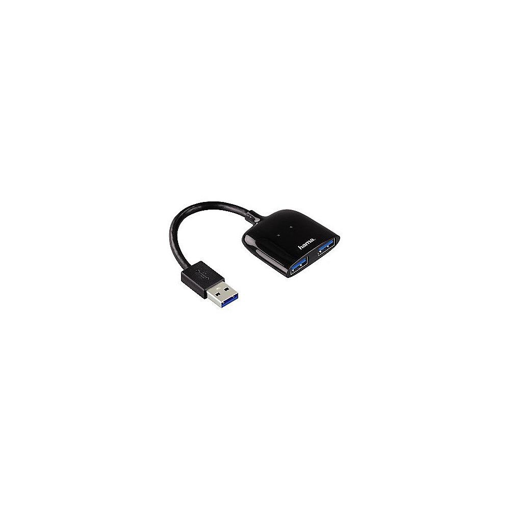 Hama USB-3.0-Hub 1:2 