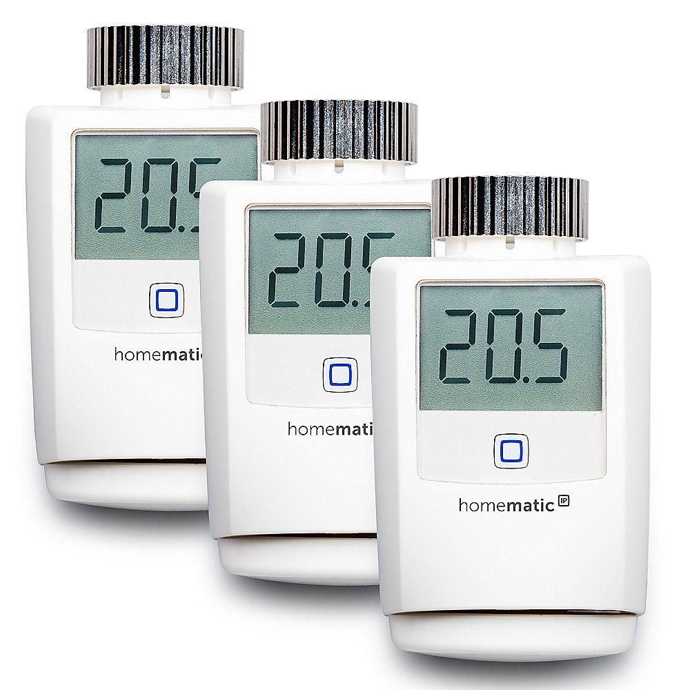 Homematic IP 3er Set Heizkörperthermostat HMIP-eTRV