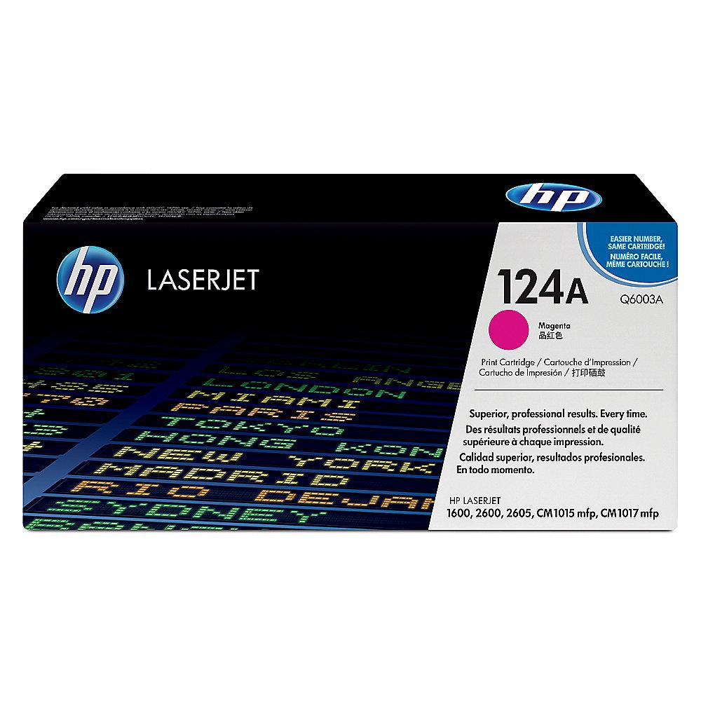HP 124A Original Toner Q6003A Magenta für ca. 2.000 Seiten