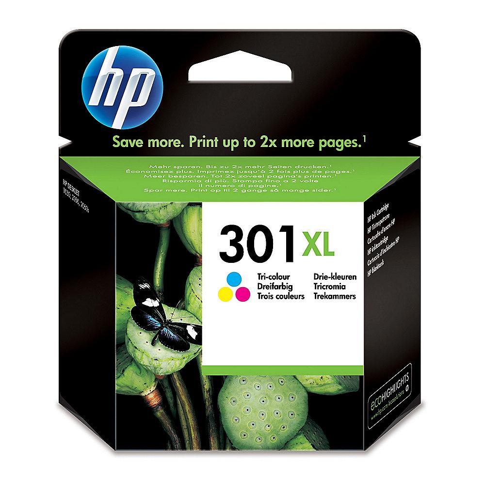 HP 301XL Original Druckerpatrone Farbig (Cyan, Magenta, Gelb) CH564EE