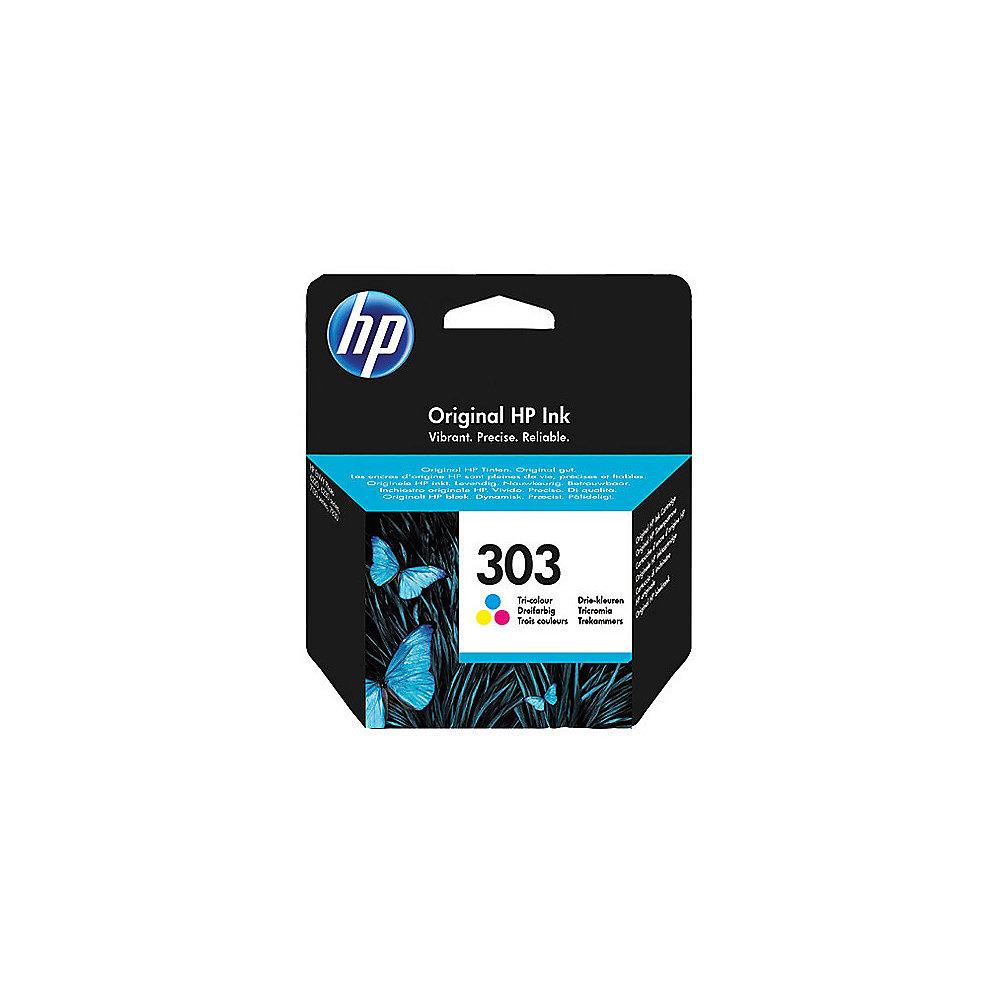 HP 303 Original Druckerpatronen farbig Cyan Magenta Gelb T6N01AE ca. 200 Seiten