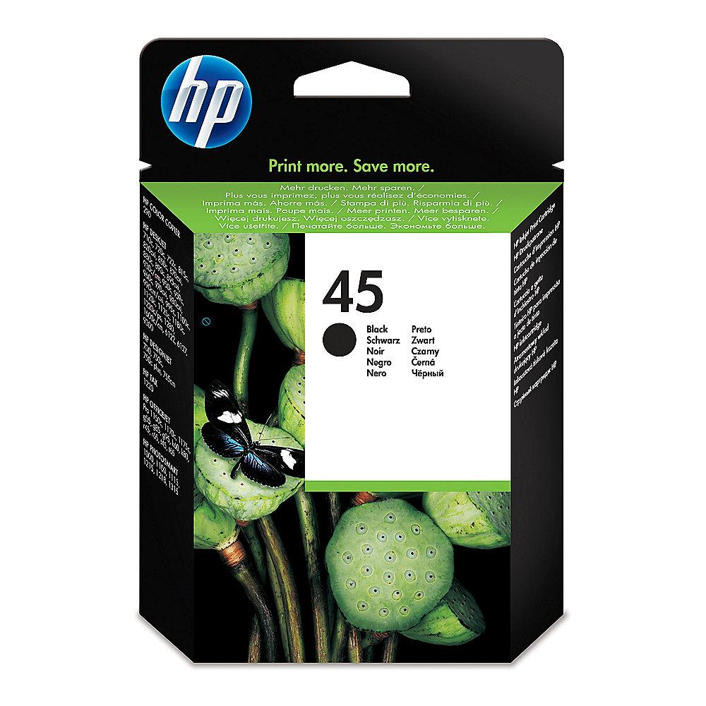 HP 51645AE Original Druckerpatrone 45 schwarz mit hoher Kapazität