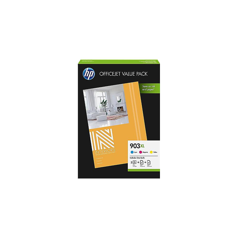 HP 903XL Original Druckerpatronen Value Pack Cyan, Magenta, Gelb (1CC20AE)