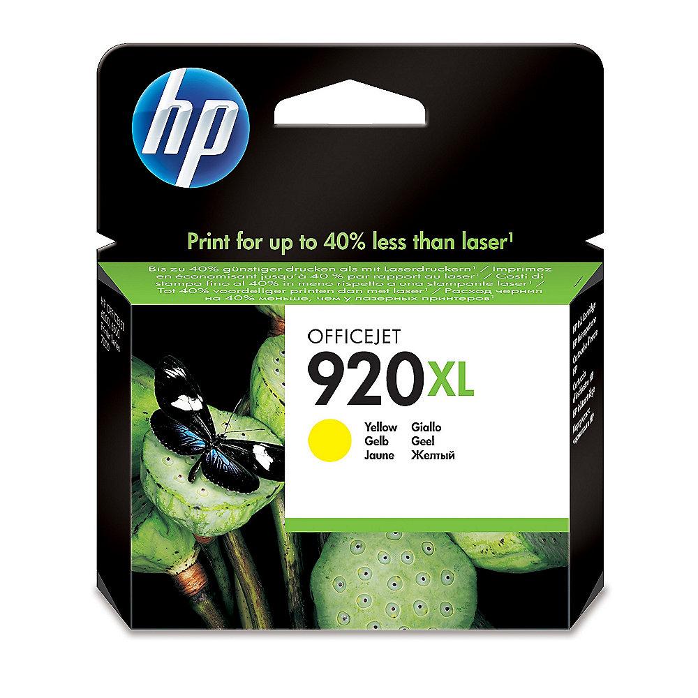 HP 920XL Original Druckerpatrone gelb mit hoher Kapazität CD974AE