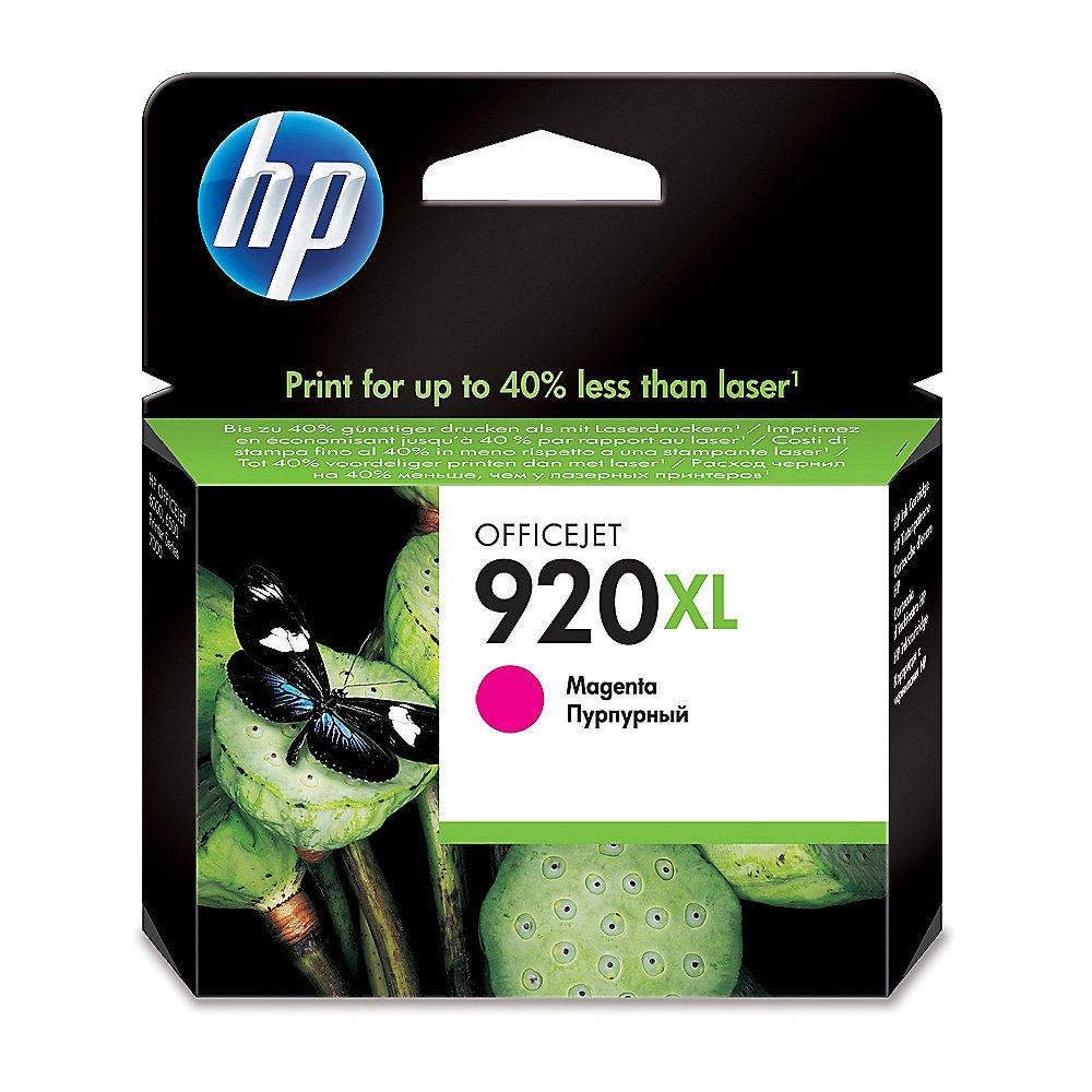 HP 920XL Original Druckerpatrone magenta mit hoher Kapazität CD973AE