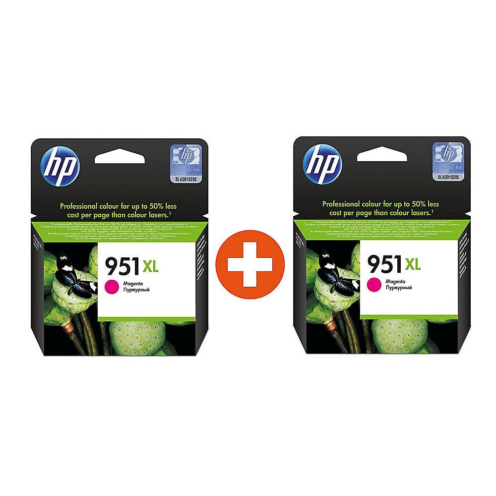 HP 951XL Original Druckerpatrone Magenta CN047AE für ca. 1.500 Seiten (2 Stück)