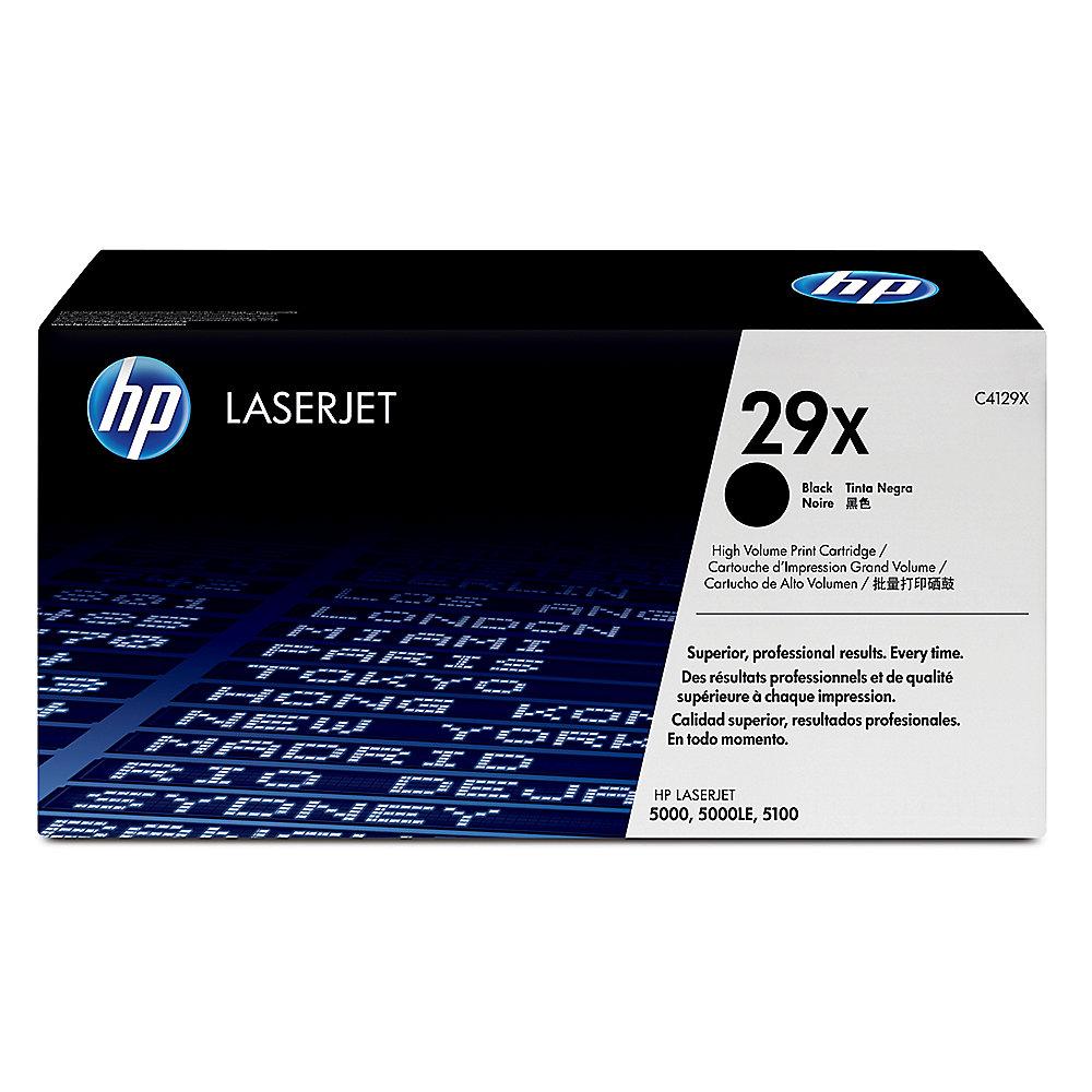HP C4129X Original Tonerkassette 29X Schwarz für ca. 10.000 Seiten