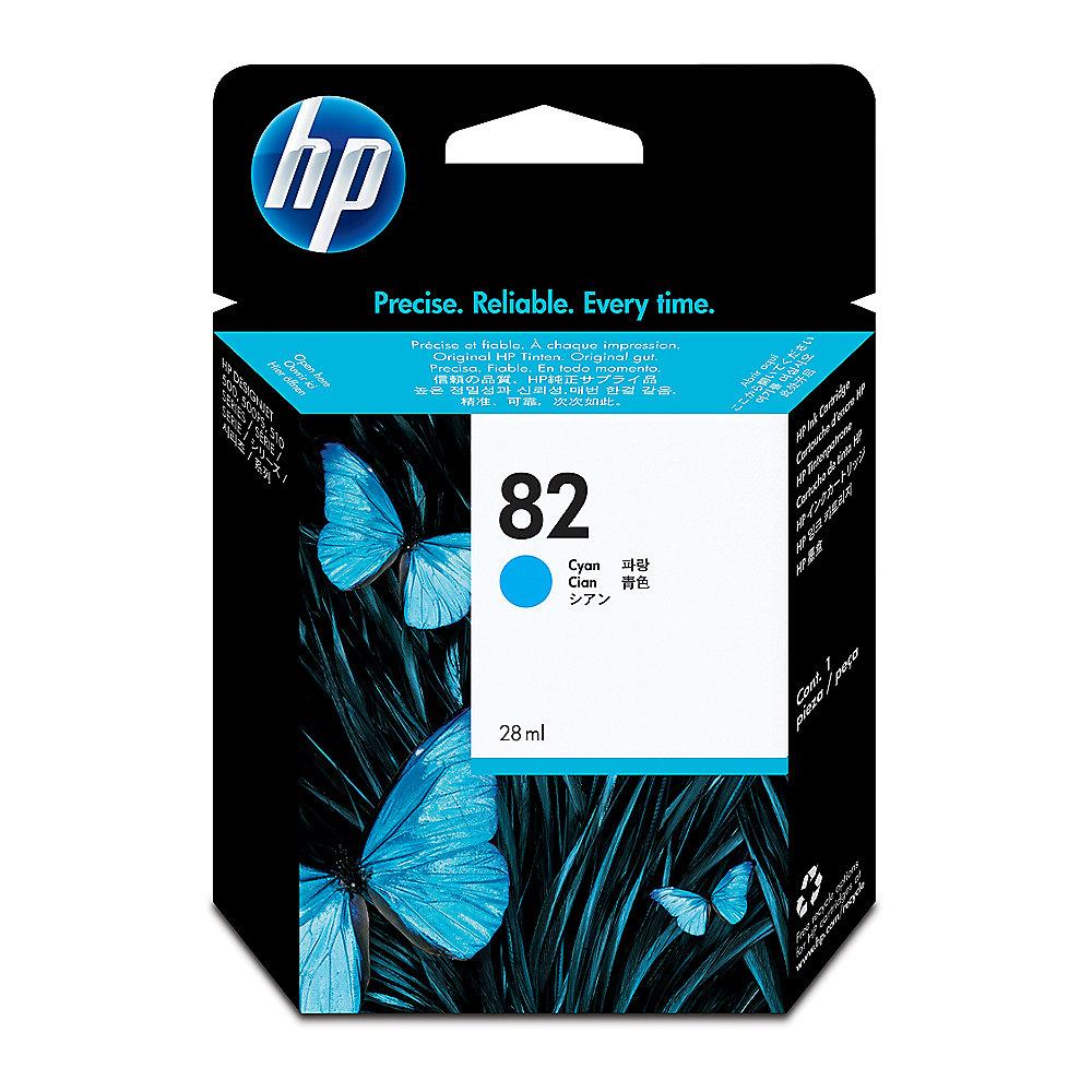 HP C4911A Original Druckerpatrone 82 cyan mit hoher Kapazität