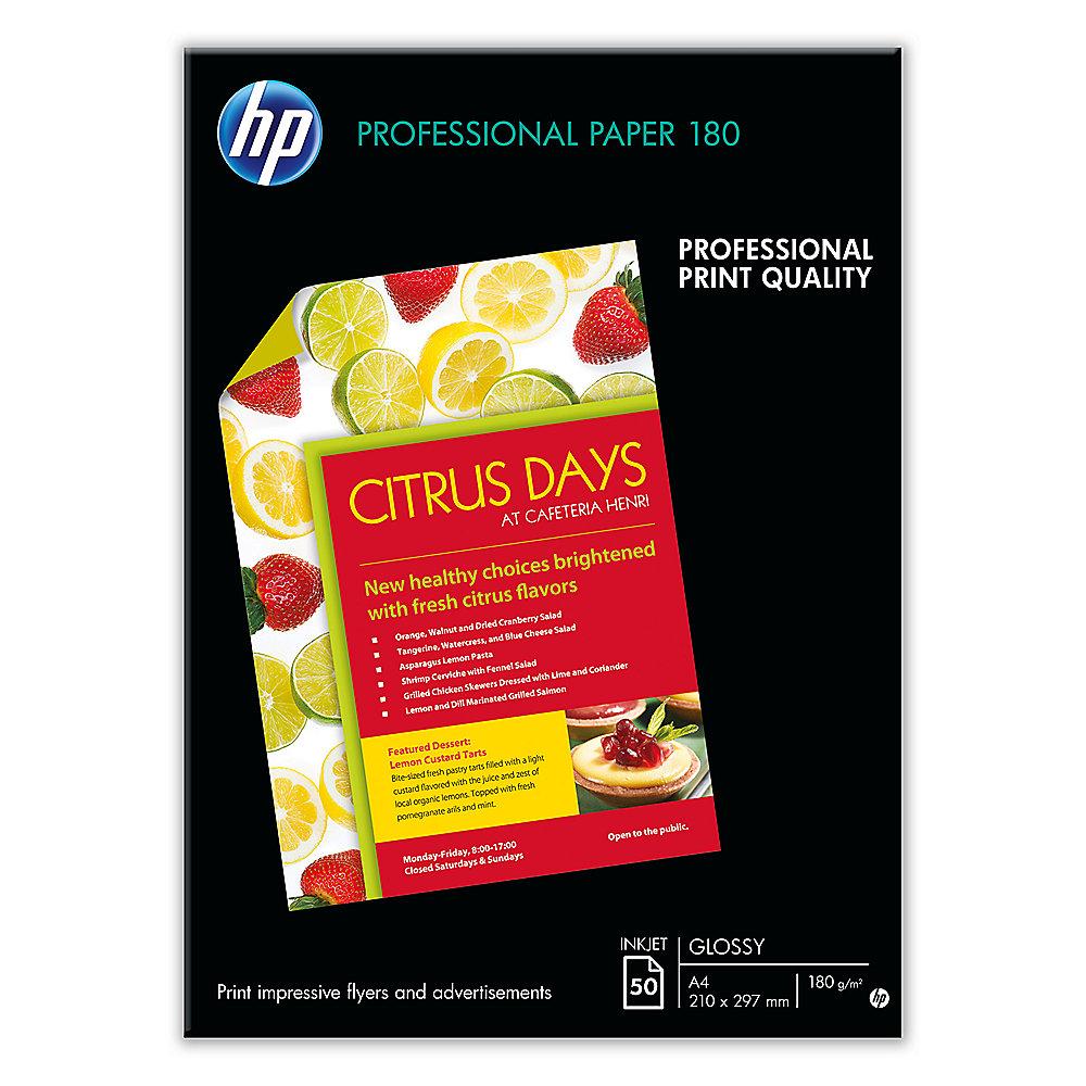 HP C6821A Professional Inkjet-Papier, 50 Blatt, DIN A3, 180 g/qm