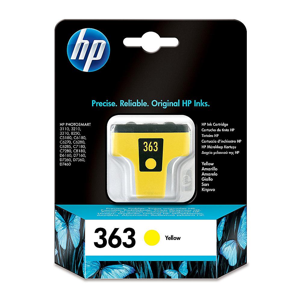 HP C8773E Original Druckerpatrone 363 gelb