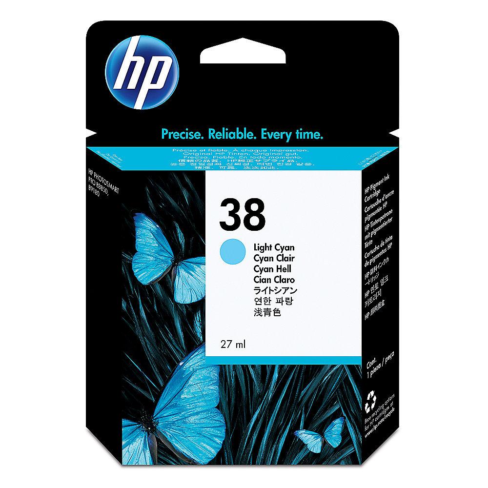 HP C9418A Original Druckerpatrone 38 helles cyan