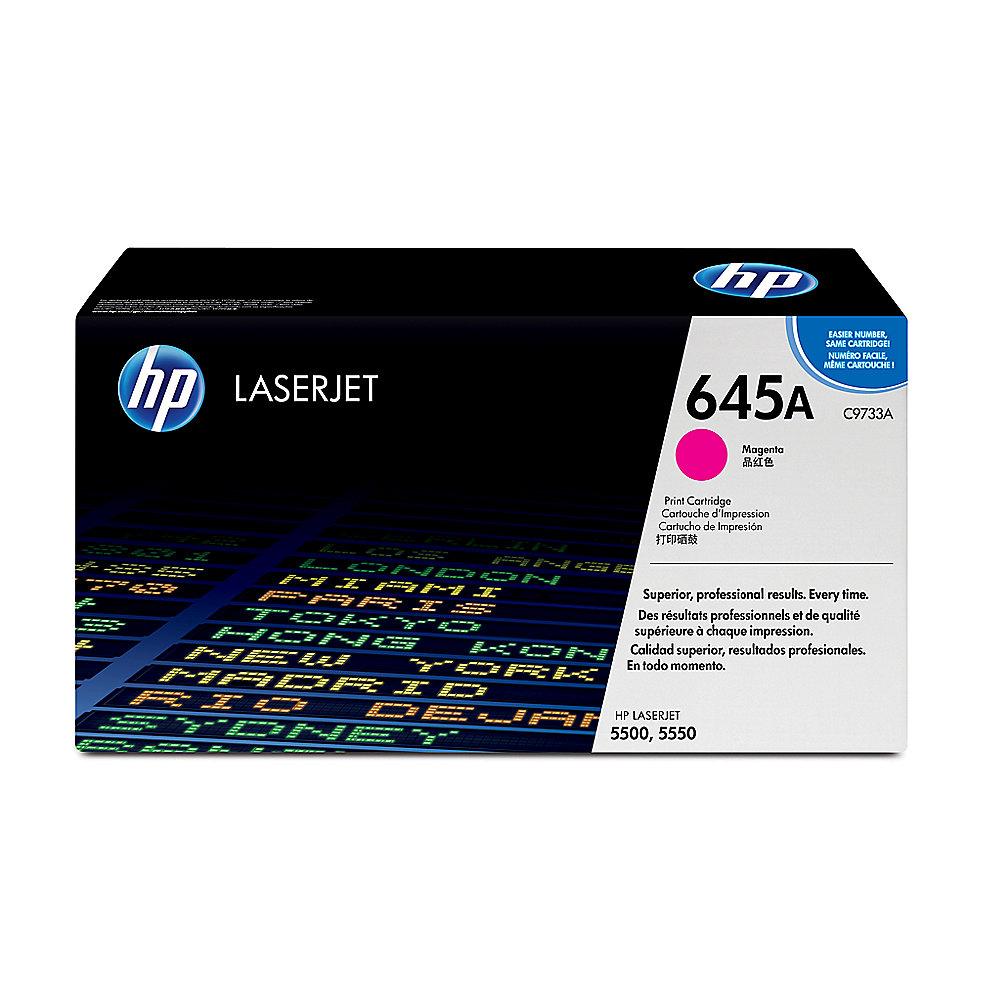 HP C9733A Original Tonerkassette 645A Magenta für ca. 12.000 Seiten