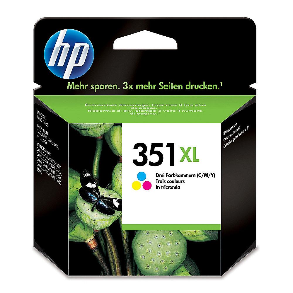 HP CB338EE Original Druckerpatrone 351 XL dreifarbig mit hoher Kapazität
