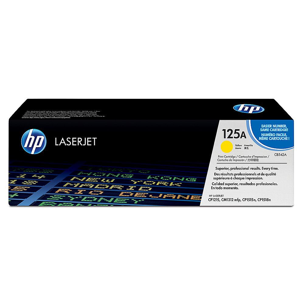 HP CB542A Original Tonerkassette 125A gelb