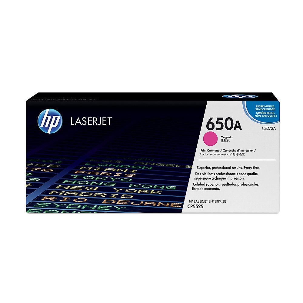 HP CE273A Original Tonerkassette 650A magenta