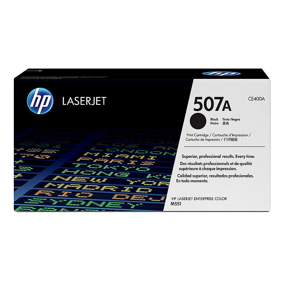 HP CE400A Original Tonerkassette 507A schwarz