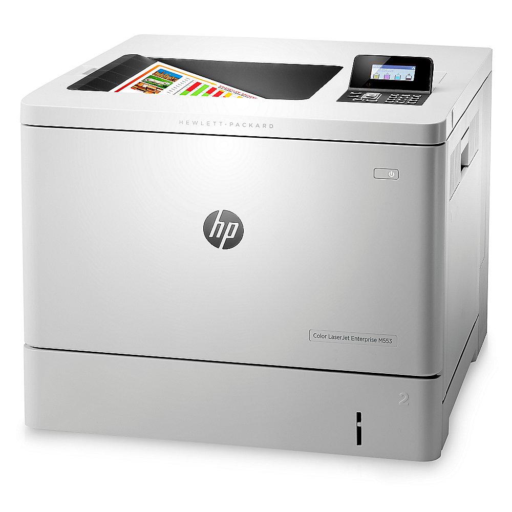 HP Color LaserJet Enterprise M553dn Farblaserdrucker LAN